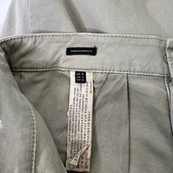 Massimo Dutti Women Cotton Trousers - - Picture 5 of 7